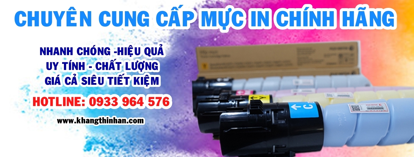 Chuyên cung cấp mực in chính hãng - Khang Thịnh An