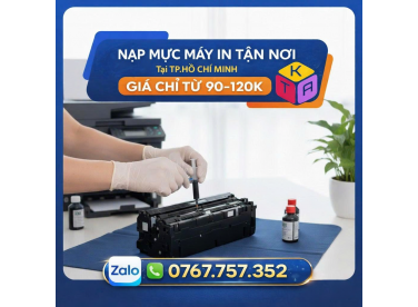 Dịch Vụ Nạp Mực Máy In Tận Nơi Tại Quận 5 – Giá Từ 90.000đ