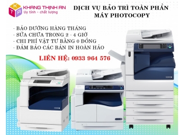 DỊCH VỤ BẢO TRÌ TOÀN PHẦN MÁY PHOTOCOPY