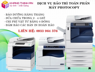 DỊCH VỤ BẢO TRÌ TOÀN PHẦN MÁY PHOTOCOPY